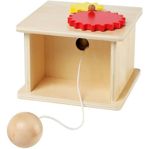 Lts Fafa - Giocattolo da tirare in legno Montessori Winder Pulling Gioco Giocattolo per bambini