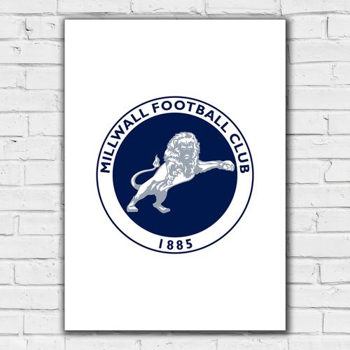 Millwall Wappen Druck - ungerahmt A3