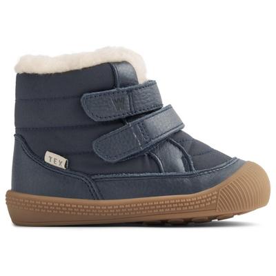 WHEAT - Kid's Lauflern-Stiefel Daxi Wolle Tex - Winterschuhe 23 | EU 23 blau Image