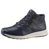 Schnürboots ARA "OSAKA", Damen, Gr. 4,5 (37,5), blau (dunkelblau), Glattleder, sportlich, Schuhe, mit beidseitigen Reißverschlüssen, G-Weite