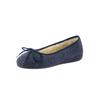 Hausschuh CLASSIC, Damen, Gr. 38, blau (marine), Textil, Schuhe