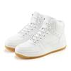 Sneaker ELBSAND, Damen, Gr. 41, weiß, Obermaterial: 100% Lederimitat. Futter: 100% Textilmaterial. Decksohle: 100% Textilmaterial. Laufsohle: 100% Synthetik, unifarben, casual, Schuhe, mit kuscheligem Warmfutter, Freizeitschuh, Halbschuh, High Top...