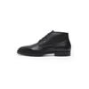 Schnürboots HENRY STEVENS "Wallace GB", Herren, Gr. 41, schwarz, Leder, klassisch, Schuhe