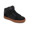 Sneaker DC SHOES "Pure High-Top EV", Kinder, Gr. 4,5(35,5), schwarz (schwarz, gum), Obermaterial: Leder / Futter: Textil / Außensohle: Gummi, Schuhe