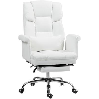 Bürostuhl, Ergonomisch Schreibtischstuhl mit Liegefunktion, Lendenkissen, Höhenverstellbar Image