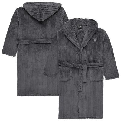Hibernian Fleece-Bademantel mit Kapuze – Dunkelgrau – Herren Image