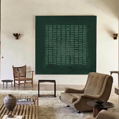 handgemaltes abstraktes Gemälde auf Leinwand, handgemaltes braunes Boho-Gemälde, braune Wandkunst, 3D-Textur-Ölgemälde, handgemachte braune abstrakte Kunst, Gunge, dunkles Pastell-Wanddekor-Gemälde Image