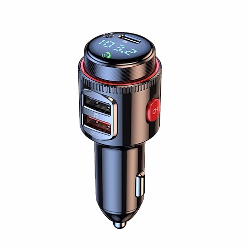 pd30wqc 3.0 Bluetooth 5.4 Auto-MP3-Player FM-Transmitter kabellose Freisprecheinrichtung U-Disk-Wiedergabe USB-Auto-Schnellladeadapter Image