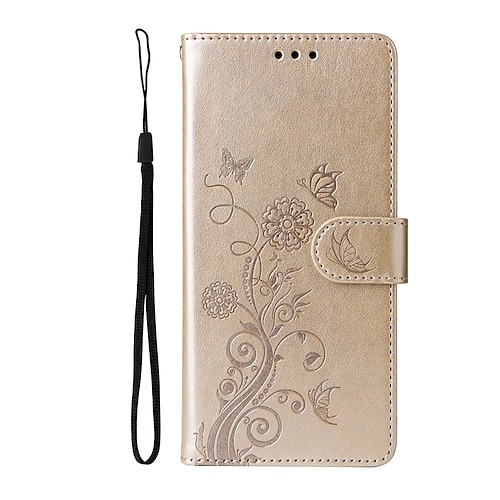 Handy Hülle Handyhüllen Für iPhone 17 Pro Max 17 Air 16 15 14 Pro Max Plus 13 12 11 Pro Max Mini Flip-Cover Mit Ständer Mit Handgelenkschlaufe Kartenfach Retro TPU PU-Leder Image