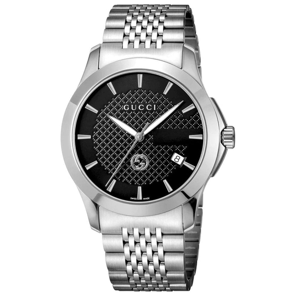 Gucci YA1264106 Dive schwarzes Zifferblatt Herrenuhr