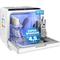 Lavastoviglie Compatta 45x44x46cm Funzione App Basso Consumo 4,5L con 6 Programmi Mini