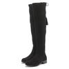 Overkneestiefel LASCANA "Stiefel, Langschaftstiefel", Damen, Gr. 41, Varioschaft, schwarz, Obermaterial: 100% Textilmaterial. Futter: 100% Textilmaterial. Decksohle: 100% Lederimitat. Laufsohle: 100% Synthetik, unifarben, elegant, Schuhe, mit...