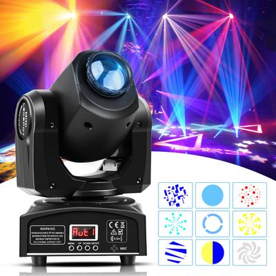 TEMU Moving Head Party Light Rgbw 8 Pattern Disco Light With Remote And Control Sound Activated Spotlight For Wedding Live Show Moving Head Lights