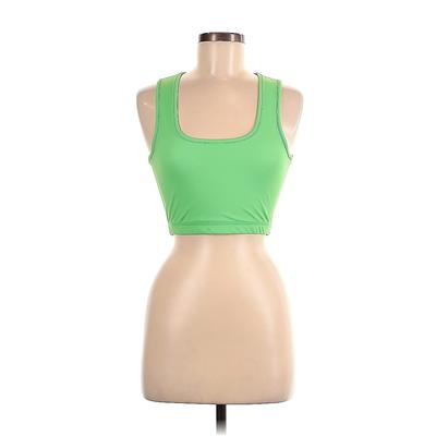 Lezat Sports Bra: Green Activewear - Women's Size Medium