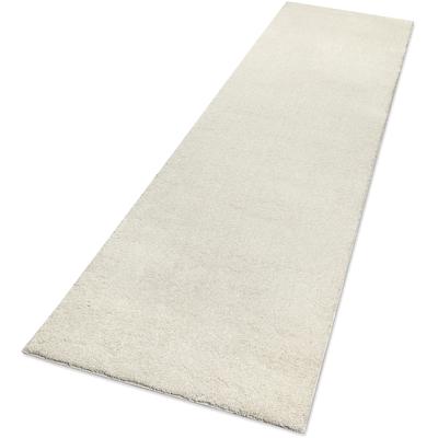 Hochflor-Teppich MY HOME "Yvaine", beige, B:80cm H:25mm L:300cm, Polyester, Teppiche, Langflor, Shaggy, dichter weicher Hochflor, meliert, Wohnzimmer Image
