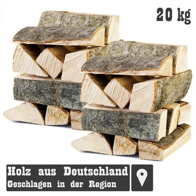 Grillmaster - Buche Smoker Holz Räucherholz Brennholz 10-30 kg Buchenholz kammergetrocknet 25 cm