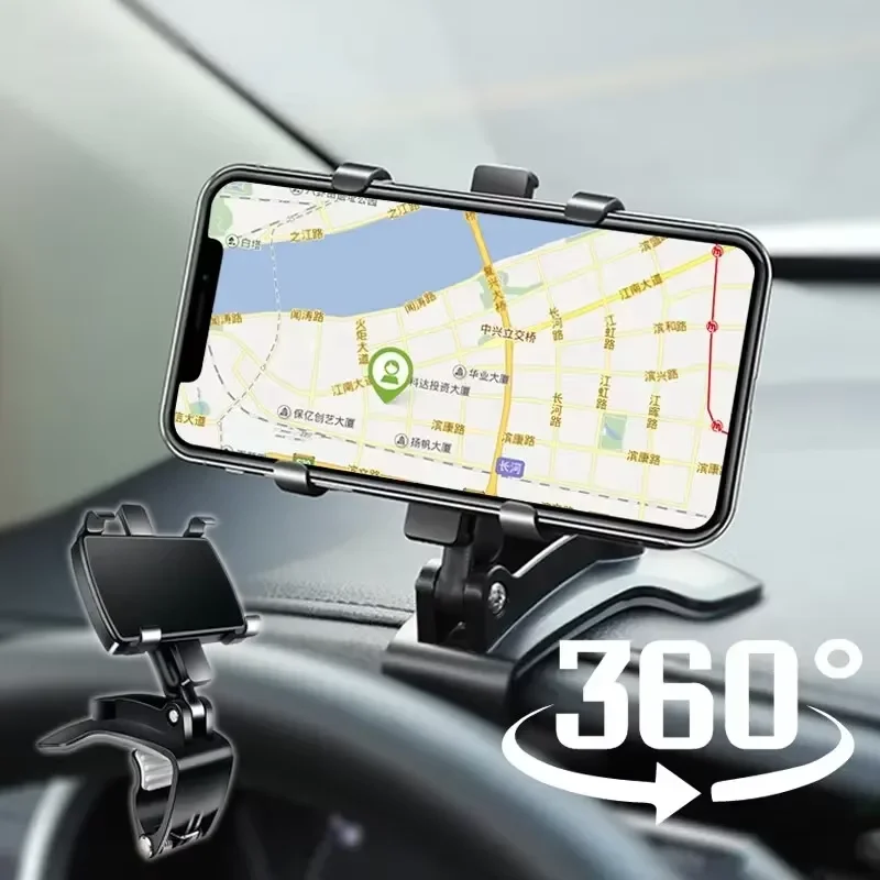 Support universel de téléphone portable pour voiture, tableau Prada, support de téléphone portable à clip facile, support de téléphone portable pour navigation GPS, support de pare-brise