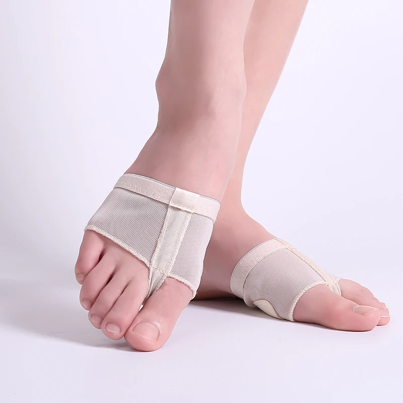 Chaussette de danse du ballet du ventre, chaussette de gymnastique, coussin Parker, chaussure d'entraînement, outil de soin du string des pieds, demi-semelle, 1 paire