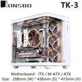 JONSBO TK-3 supporto per custodia per Computer ITX/M-ATX/ATX scheda madre/alimentatore ATX/la scheda grafica è inferiore a 420mm