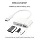 Adattatore di tipo C Lettore di schede di memoria SD TF CF Adattatore di schede USB C per MacBook