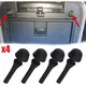 4 pezzi di gomma per auto console centrale scatola di immagazzinaggio cuscino bracciolo per Toyota Avensis II T250 Camry XV20 XV40 Camry Gracia Nuovo