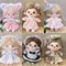 Grazioso vestito per giocattoli di peluche di cotone da 20 cm vestire abbigliamento gonna da