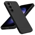 Custodia per telefono in silicone TPU antiurto per Samsung Galaxy S24 S23 S22 S21 S20 Ultra S10 S9 S8 Plus 5G S10E S21 FE Cover posteriore nera