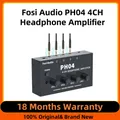 Fosi Audio PH04 4CH Amplificatore per cuffie Amplificatore audio stereo in metallo Preamplificatore splitter per cuffie portatile ultracompatto per studio