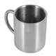 Tazza da caffè in acciaio inossidabile a doppia parete da 220ML tazza portatile da viaggio bicchiere da campeggio brocca caffè tè tazze da latte tazze da acqua per ufficio