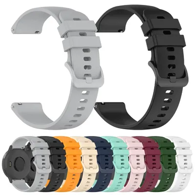 20mm 22mm silikon armband für huawei gt4 46mm gt3 2 pro 42mm armband für garmin venu 3 2 plus galaxy uhr 7 amazfit armbänder Image