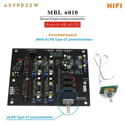 Hifi 6010d Stereo Single-Ended Vorverstärker DIY Kit/fertige Platine Basis auf M-B-l 6010 Image