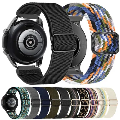 Geflochtenes Schlaufen armband für Huawei Uhr GT 5 4 46mm GT3 2 Pro Band Nylon elastisches Gürtel armband für Garmin Venu 3 Vorläufer 265 255 Image