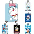 Doraemon copertura per bagagli personaggio Anime copertura protettiva elastica è una copertura antipolvere staccabile adatta per valigie da 18-32 pollici