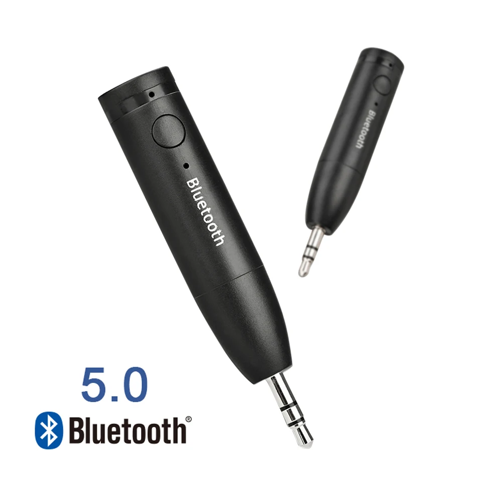 3,5 mm Bluetooth 5.0 Receiver Wireless Mini 3,5 mm Klinke AUX Freisprecheinrichtung Stereo Musik Audio Adapter für Carkit Kopfhörer Lautsprecher Image