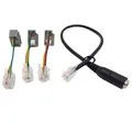 4P4C Szcpu Store RJ9 a 3.5mm Smartphone IP Phone cuffie a RJ9 cavo adattatore, convertitore cavo adattatore per telefoni IP telefono