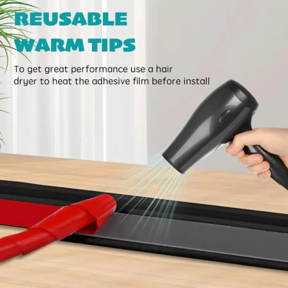 300 cm Garagentor-Dichtungsstreifen, Türrahmen, Gummistreifen, wetterfester Türrahmen, Dichtung, Tür, Garage, Gummistreifen, Lärmsparend Image