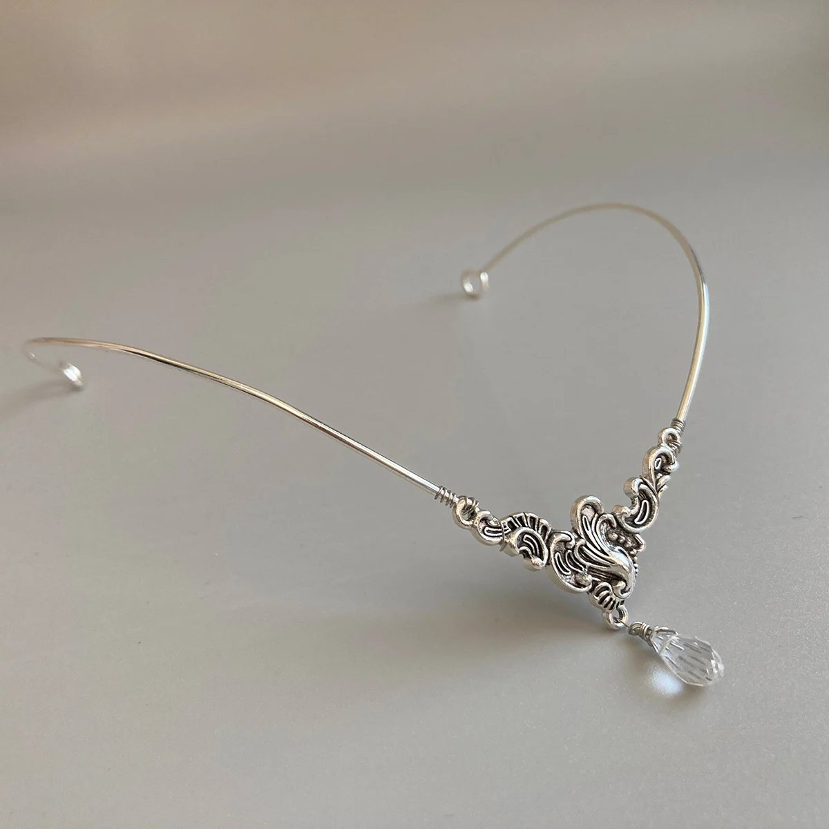 Mittelalter liche Hochzeit Circlet Krone-Silber Wikinger Kopf bedeckung für Renaissance Cosplay Image