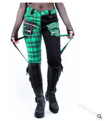 Spitze Up Harajuku Casual Cargo Hosen Frauen Schnalle Gothic Punk Rock Dark Schwarz Gedruckt Bleistift Hosen Plus Größe Straße Hosen S-5L