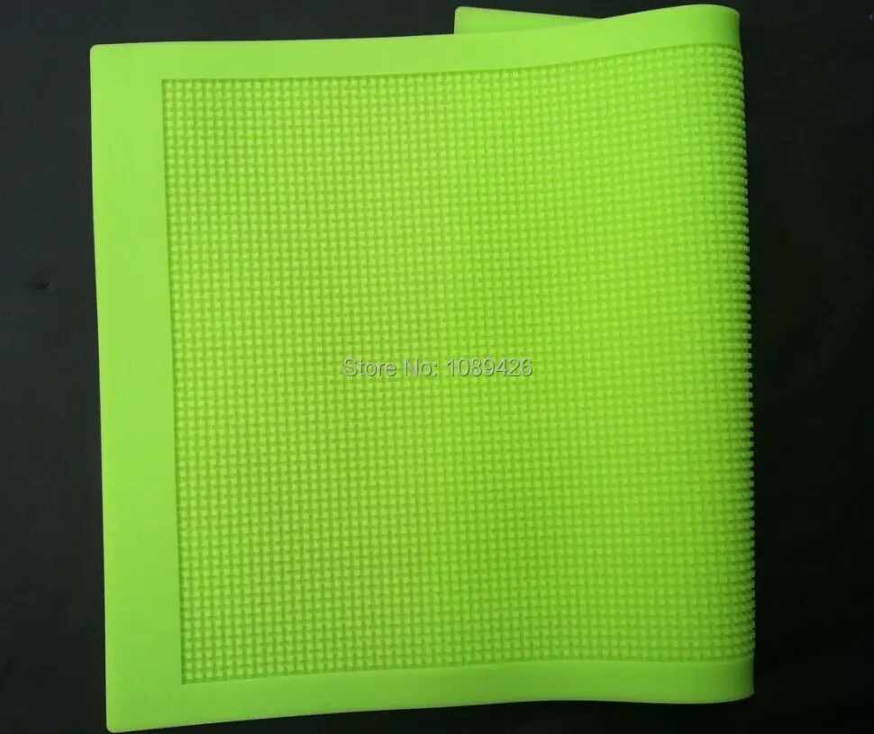 Kleine karierte Silikonmatte zur Erstellung von Zuckerspitzen, Fondant, Kuchendekorationswerkzeugen, Backform Image