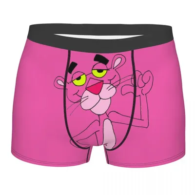 Benutzerdefinierte coole Panthers Cartoon Boxershorts Höschen Herrenunterhosen Bequeme Slips Unterwäsche Image