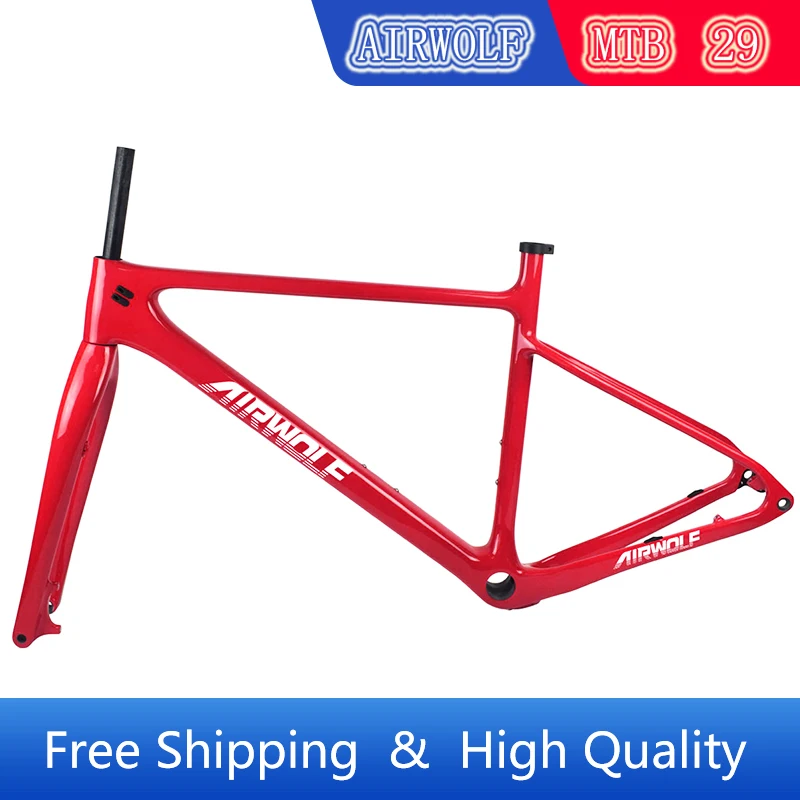 Airwolf Carbon Rahmen XC Mtb Rahmen Enthalten Gabel 29 Boost 148mm Interne Kabel S M L XL Hardtail Berg fahrrad Frameset Mit Gabel