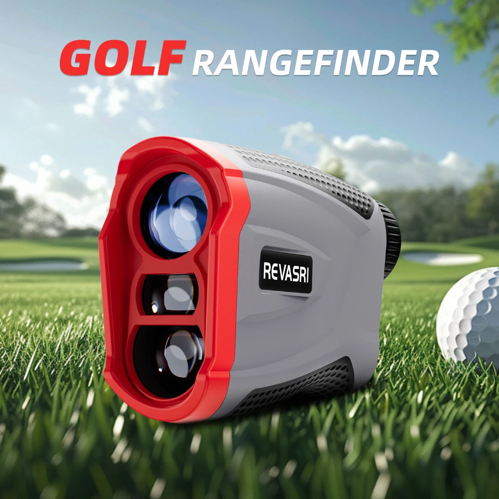 Revasri Golf Laser Entfernungs messer Outdoor Sport 6x Vergrößerung Entfernungs messer Mon okular Teleskop profession elle Golf Distanz messer Image