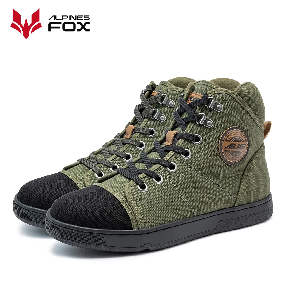 Vintage Motorrad Reit schuhe Herren und Damen lässige kurze Stiefel sturzs ichere atmungsaktive Motorrad-Schutzs chuhe