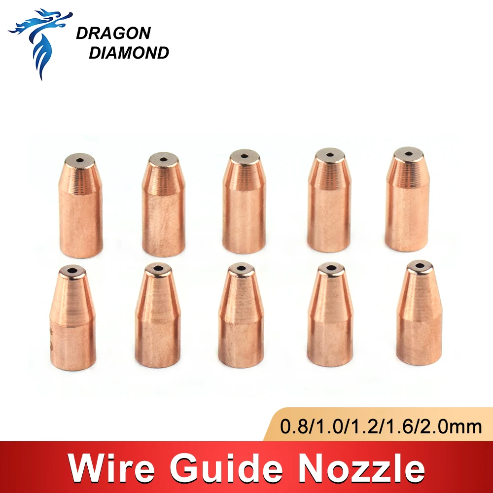 0,8/1,0/1,2/2,0 Laser Schweißen Düse CQWY QILIN Ospri SUP WSX HANWEI Kopf Teile Draht Guide Düse Laser draht Feed Düse M5 WIG Image