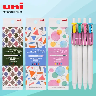 Japan UNI Gel Stifte Uni-ball Ein Set Kleine Dicke Core Begrenzte Schnell trocknend Presse Kugelschreiber UMN-S0.5/0,38mm Nette Schreibwaren