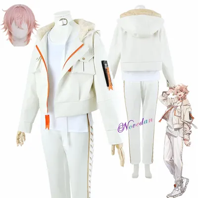 Rokuta Paradox Live 1Nm8 Cosplay Kostüm Perücke Anime Hip Hop Kleidung Jacke Uniform Anzug Phantasie Image
