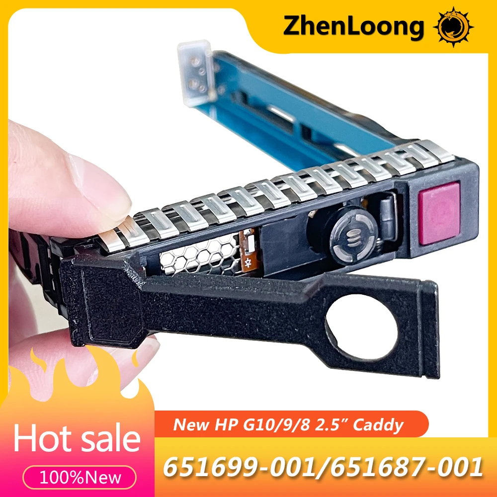 ZhenLoong 2,5-Zoll SFF SAS SATA HDD Tray Caddy für 651699 -001 HP G8 Gen8 G9 G10 DL380 DL360 DL385 Gen9 Gen10 651687 -001 Image