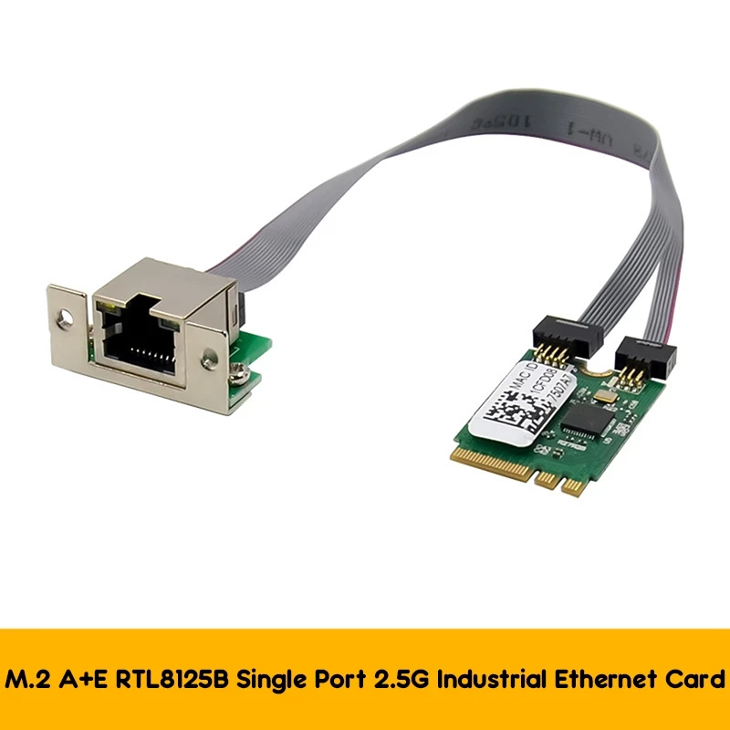 M.2 a e Schlüssel 2,5g Ethernet LAN-Karte rtl8125b industrielle Steuerung Netzwerk karte PCI Express Netzwerk adapter Image