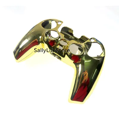 1 Stück für ps5 Controller Schutzhülle Hülle Hauts chutz hülle Vergoldete Wassertransfer-Tarn schale Image