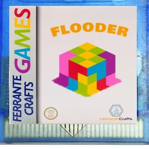 Floodergame-Patrone für Game Boy Color Homebrew Gbc-Spiel Image